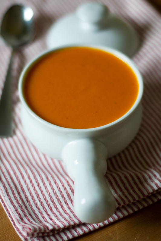 Roasted red bell pepper soup #ginger #coconutmilk #roasted #soup #warm #vegan