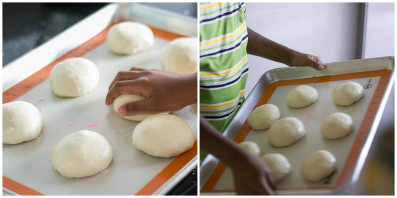 Easy-fast-rise-DIY-mini-pizza-project-for-childrens-party-third-rise |kannammacooks.com #mini #pizza #diy #dough #from #scratch #fun #with #children #pizza #project