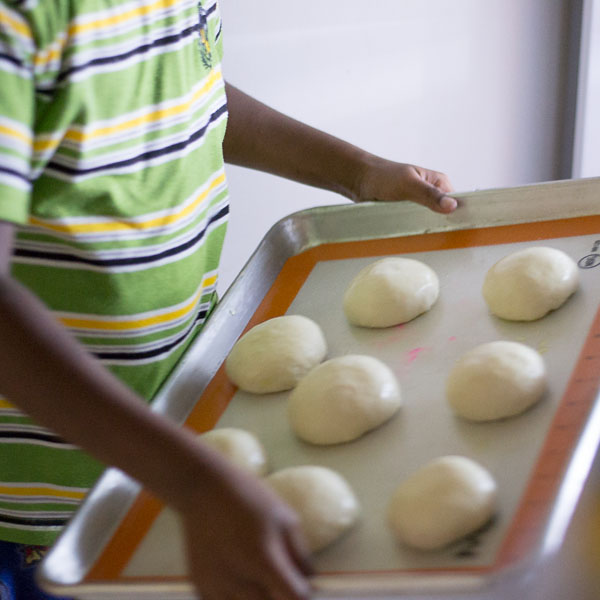 Mini Pizza Party for children with DIY Dough from Scratch