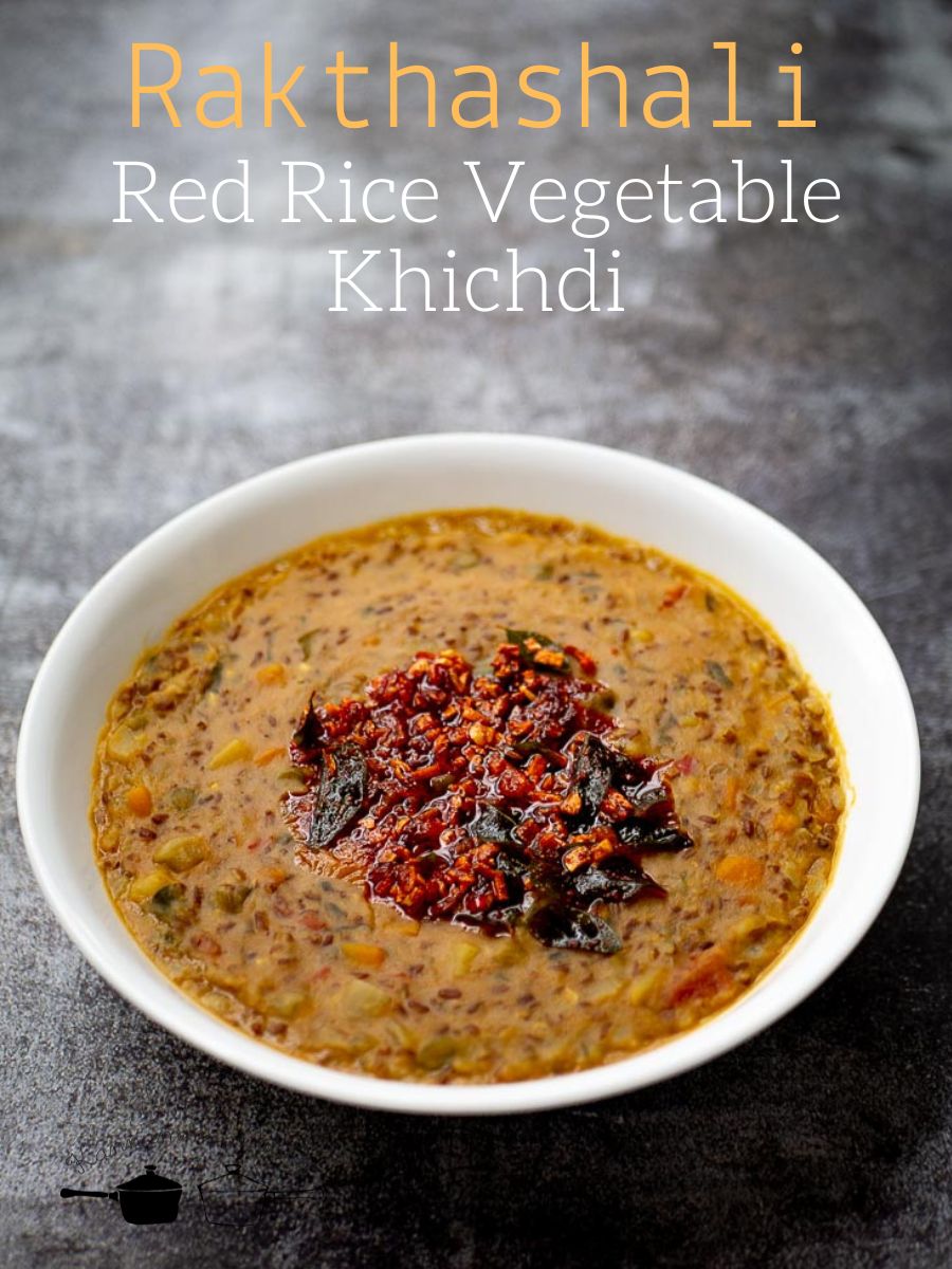 Red Rice Vegetable Khichdi