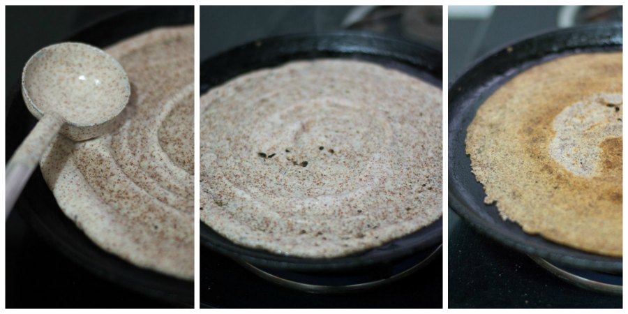 South-Indian-Fermented-Ragi-Dosa-batter-Recipe-cook-in-griddle