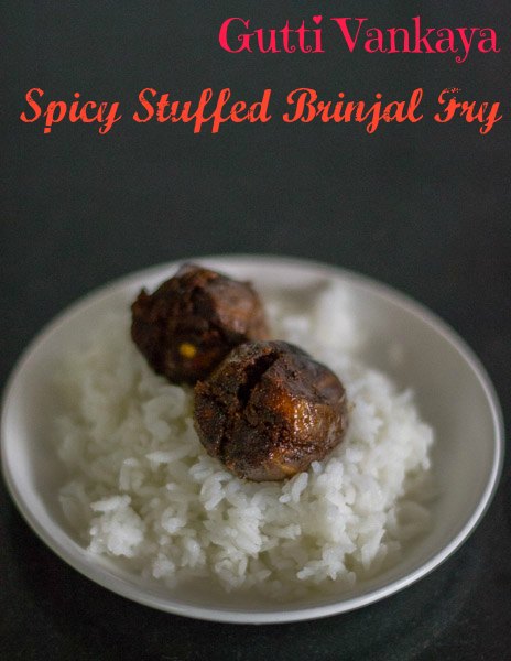 Spicy-stuffed-brinjal-gutti-vankaya-dry