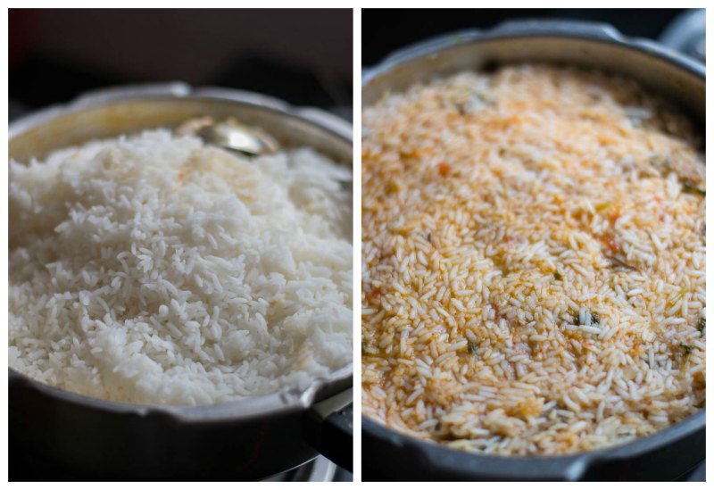 Tamilnadu-Ambur-Vaniyambadi-Muslim-Mutton-Biryani-Recipe-mix-rice-mutton