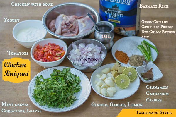 Tamilnadu-muslim-chicken-biriyani-recipe-ingredients