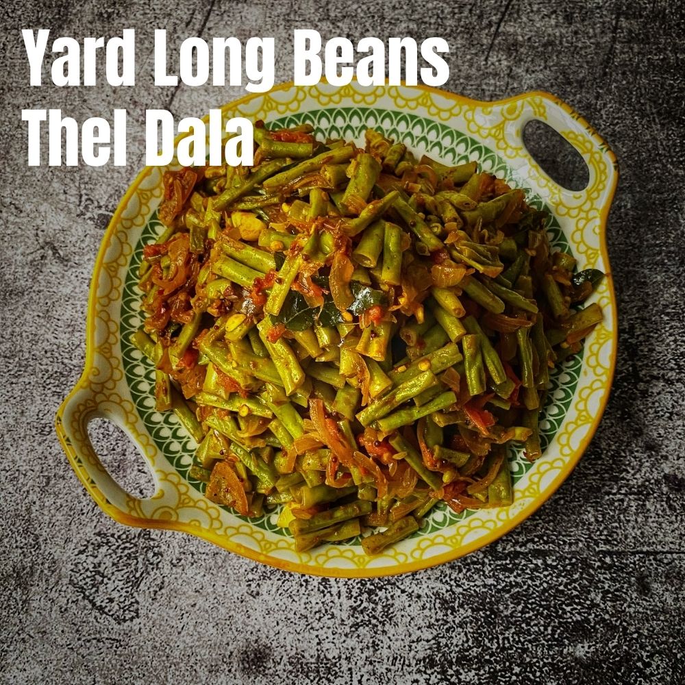 Yard long beans thel dala