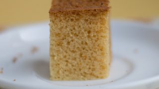 Basic Plain Vanilla Sponge Cake  Hot Milk Cake Moist and Fluffy