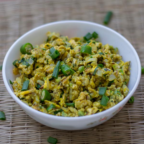 Egg Bhurji (Spicy Scrambled Eggs)