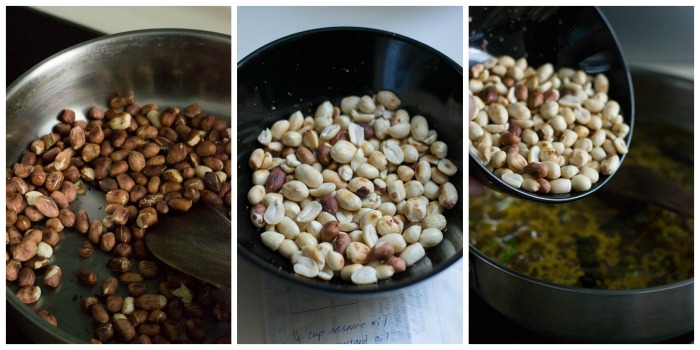 iyengar-puliyodharai-pulikaachal-recipe-peanuts