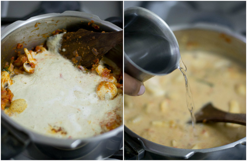 mushroom-salna-recipe-kaalan-salna-parota-chapati-side-dish-6