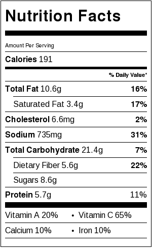 sara-veg-kurma-calories