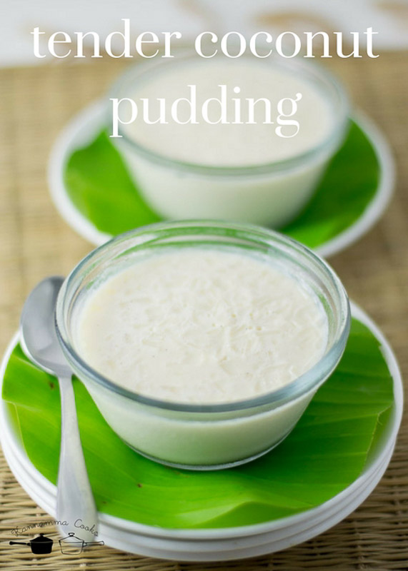 tender coconut pudding recipe