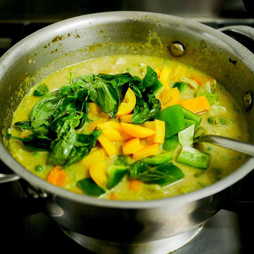 Thai Veg Green Curry Recipe Curry Paste From Scratch Kannamma Cooks