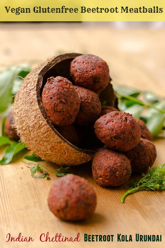 vegan#meatballs#glutenfree#Indian#tamilnadu-Chettinad-beetroot-kola-urundai-recipe