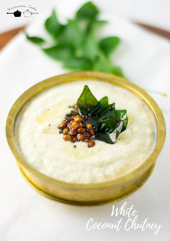 Coconut chutney, Hotel style white coconut chutney recipe